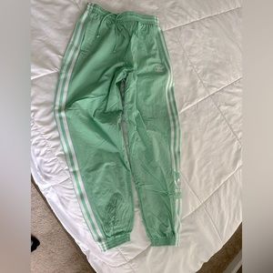 Adidas track pants- Mint Green😍😍 - Super cute, worn ONCE. EXCELLENT CONDITION.